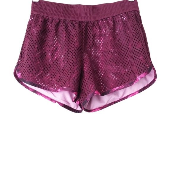 Champion Mesh Burgundy Elastic Active Shorts M - Picture 9 of 9